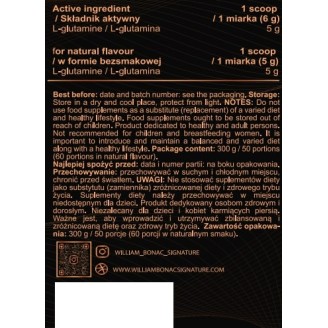 William Bonac THE LEGEND SERIES GLUTA LEGEND 300 гр / 60 дози на супер цена Глутамин 